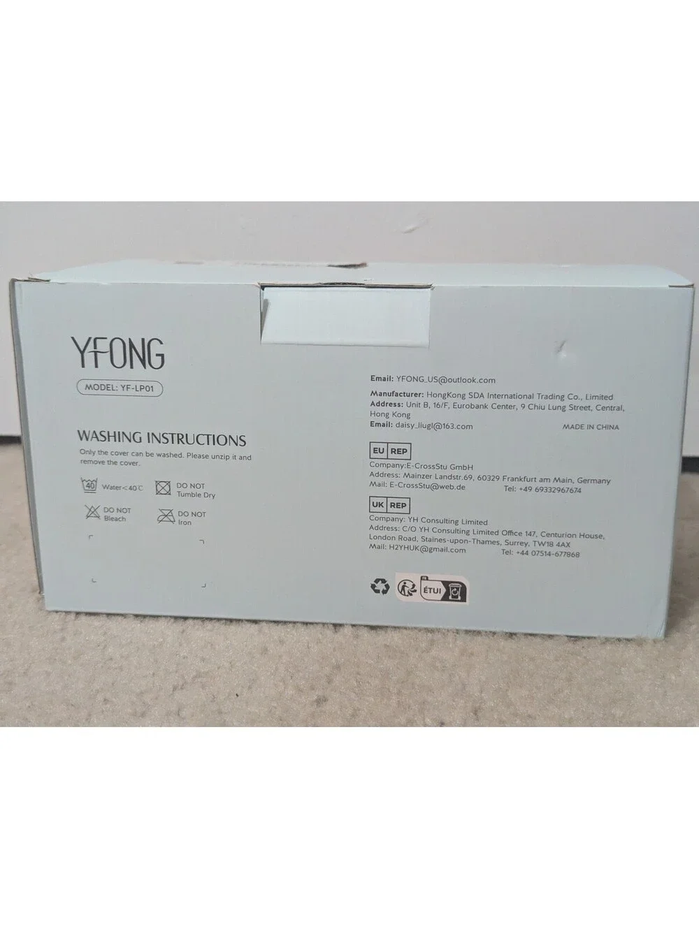 YFONG Knee Pillow for Side Sleepers